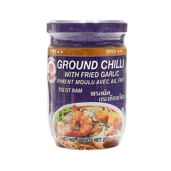 ground chilli with fried garlic 227gr