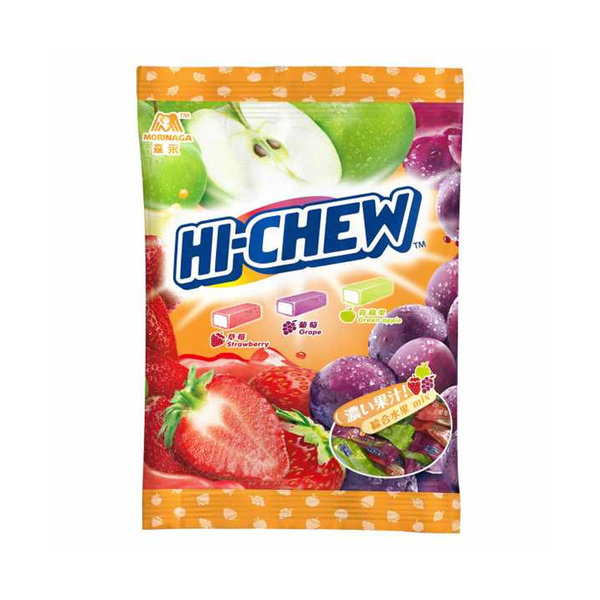 CHEWY CANDY ASSORTED FRUIT FLAVOR 110gr
