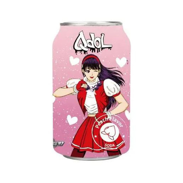 soda drink asamiya athena, peach flavor 330gr/330ml