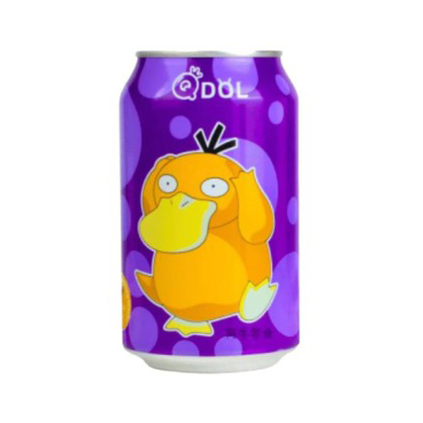 sparkling water grape flavor pokemon psyduck 330gr/330ml