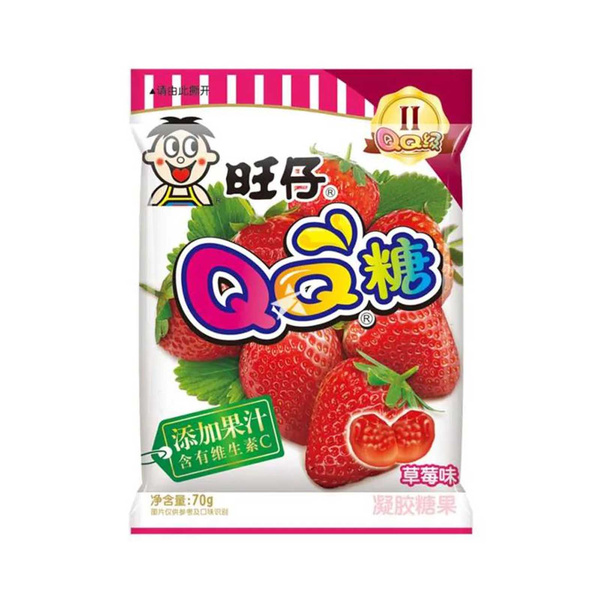 gummy candy strawberry 70gr