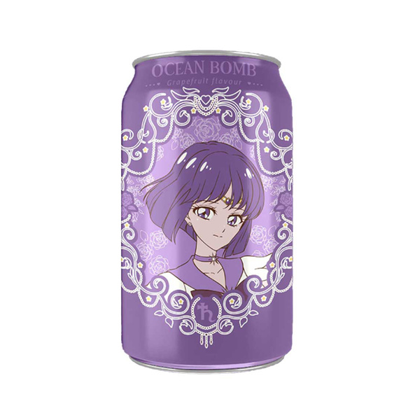 sparkling grapefruit flavor drink  sailor moon, sailor saturn 330gr/330ml