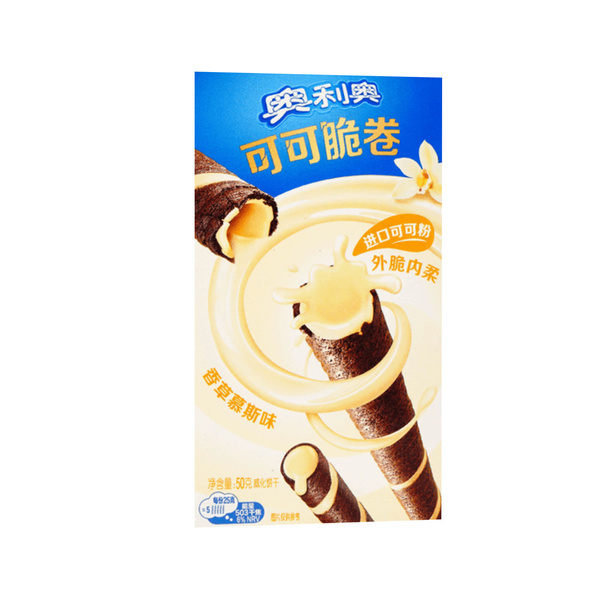 crispy roll vanilla mousse flavor 50gr