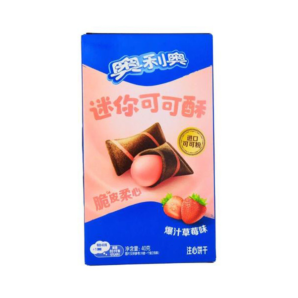 COCOA STRAWBERRY MINI BISCUIT 50gr