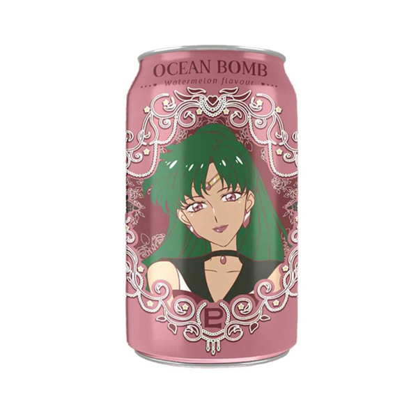 sparkling watermelon flavor drink  sailor moon, sailor pluto 330gr/330ml