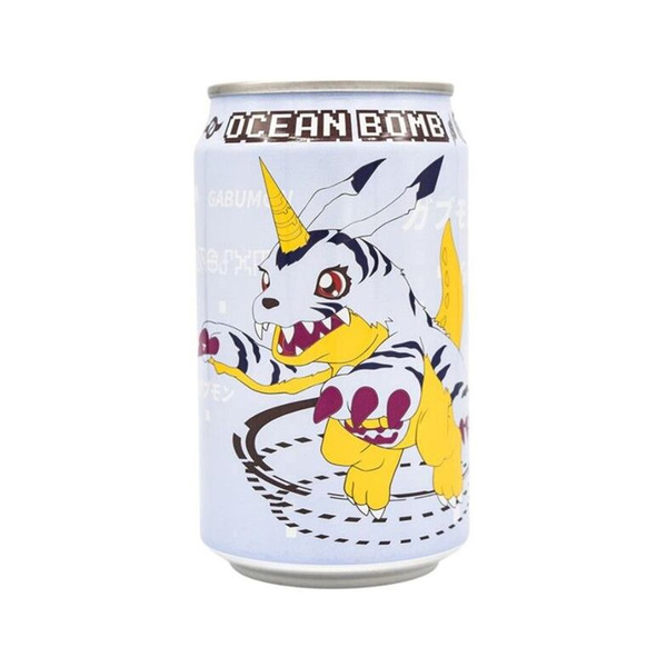 SPARKLING MIRTILLO FLAVOR DRINK  GABUMON DIGIMON 330gr/330ml