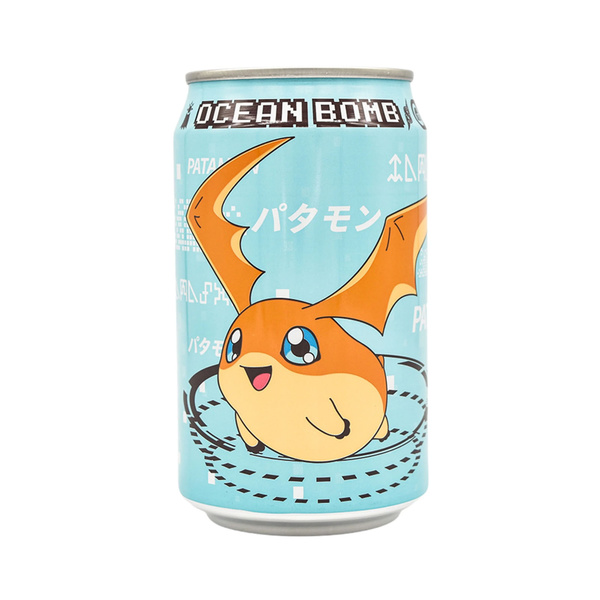 sparkling lemon flavor drink  patamon digimon 330gr/330ml