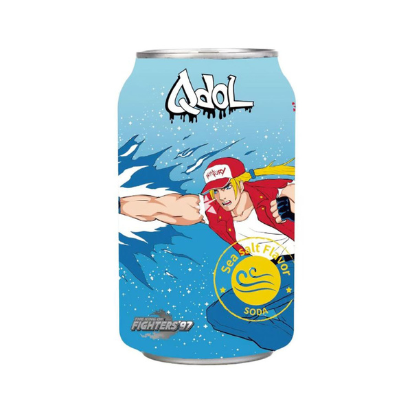 soda sea salt flavor water  (terry bogard), king of fighters 97 330gr/330ml