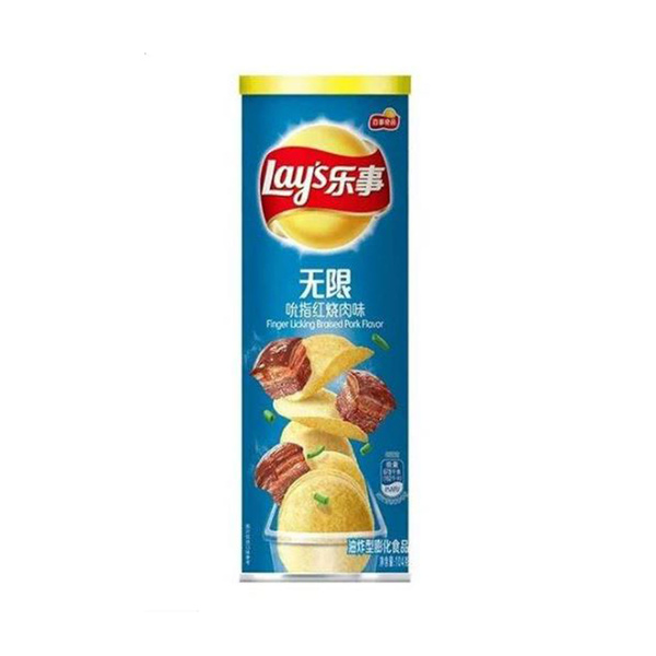 LAYS POTATO CHIPS PORK FLAVOR