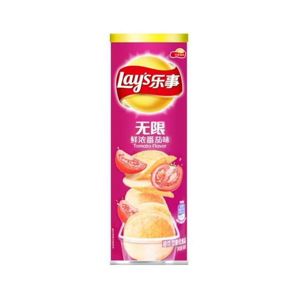 potato chips tomato flavor 90gr