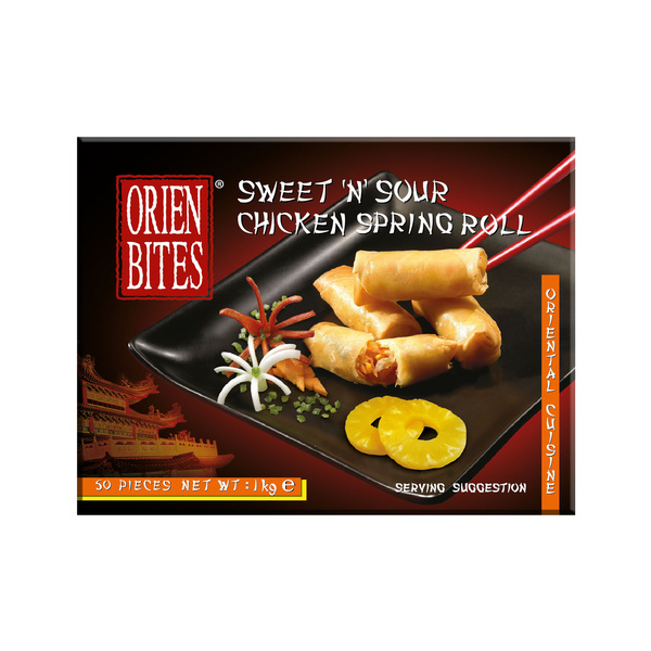 SWEET ''N'' SOUR CHICKEN SPRING ROLLS  (50PCS) 1000gr