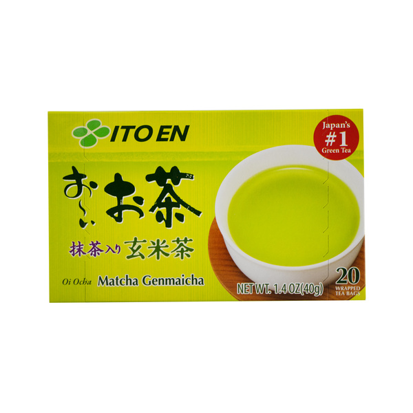 GREEN WITH MATCHA TEA  TEABAG IN SACHETS 2GX20