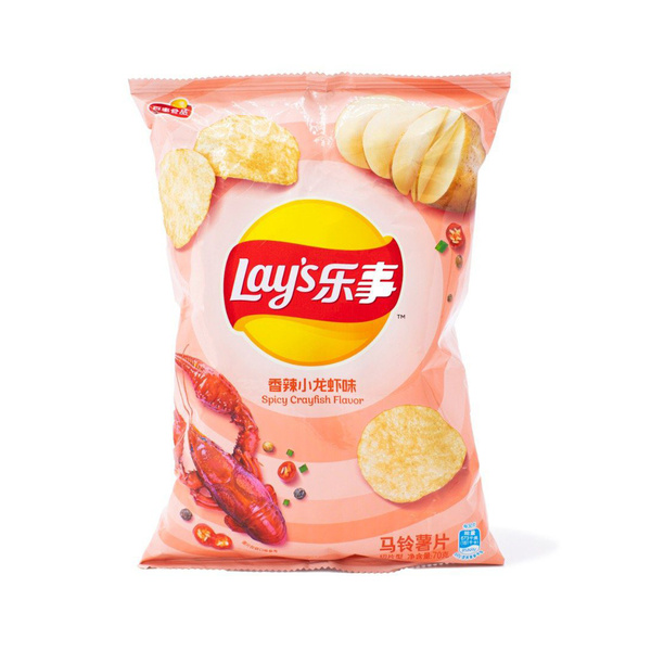 CHIPS SPICY CRAYFISH FLAVOR 70gr