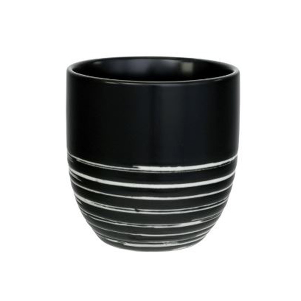 black maru series tea cup 8x8cm 1Pc