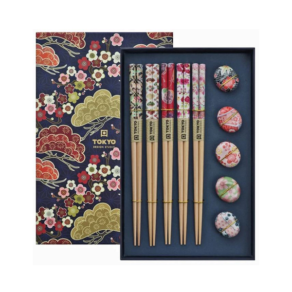 CHOPSTICK AND REST GIFTSET/5