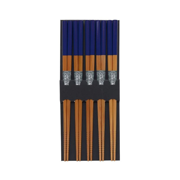 chopstick dark blue set/5 1Set