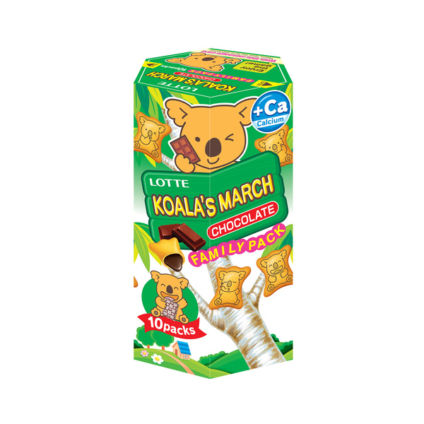 KOALA''S MARCH CHOCOLATE BISCUIT FAMILY PACK 195gr