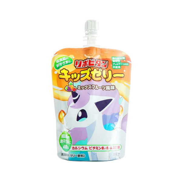 lipovitan pokemon jelly drink mix fruit 125gr