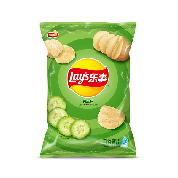 potato chips cucumber flavor 70gr