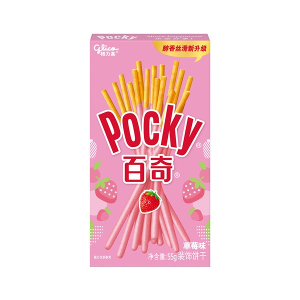 BISCUIT STICK STRAWBERRY FLAVOR 55gr