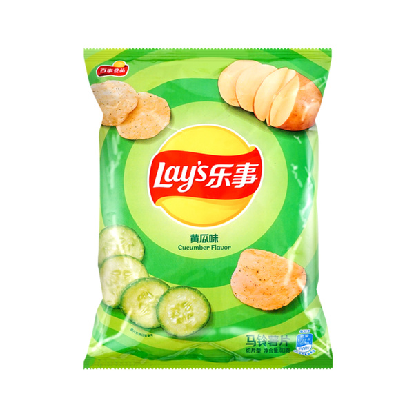 potato chips cucumber flavor 40gr