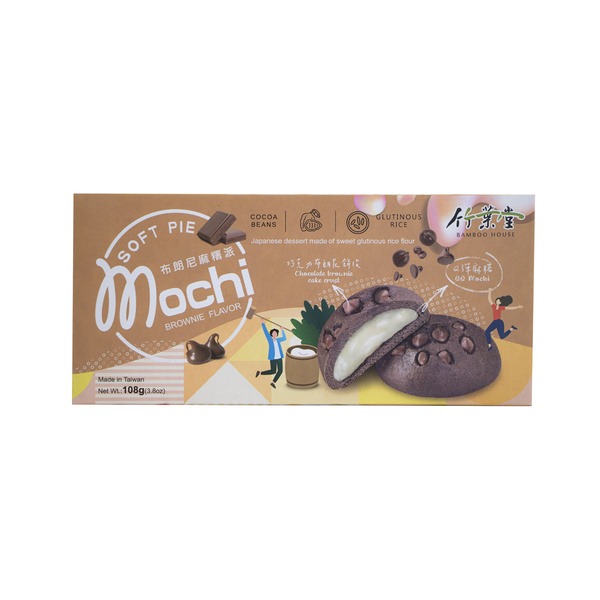 MOCHI SOFT PIE BROWNIE BISCUIT 108gr