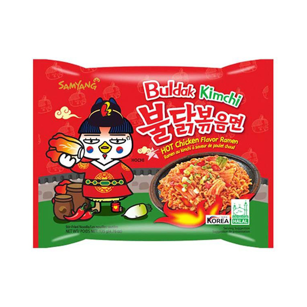 buldak ramen chicken kimchi hot 135gr