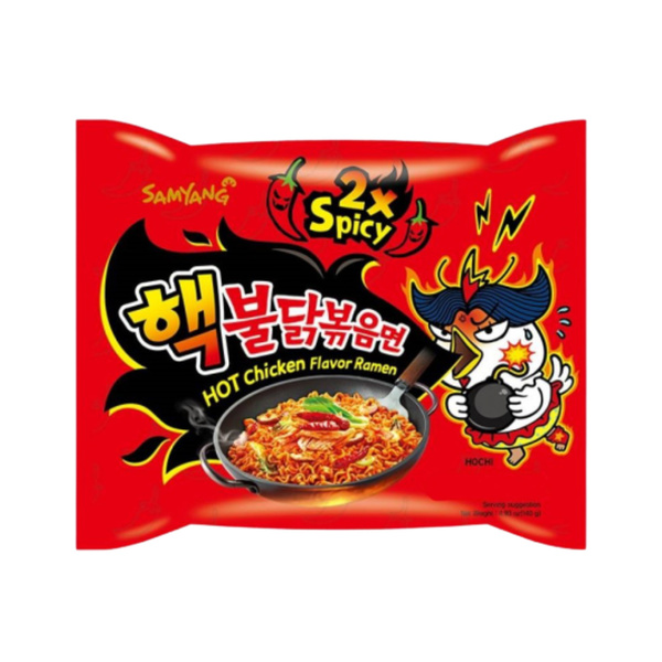 buldak chicken instant noodle 2xspicy, extremely hot 140gr