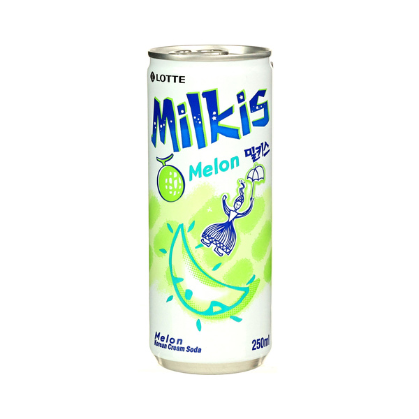 milkis soft drink melon can 250gr/250ml