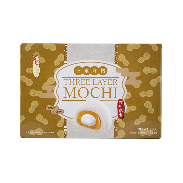 mochi three layer peanut & creamy filling 180gr