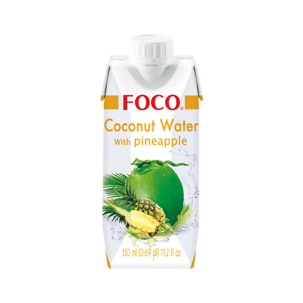 coconut water with pineapple 330gr/330ml
