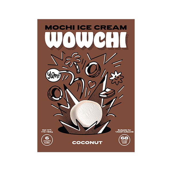 mochi ice cream coconut 174gr