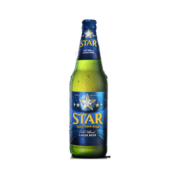 star lager beer alc. 5.1% 600gr/600ml