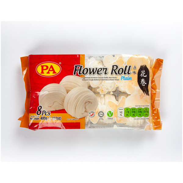 flower roll pastry  8pcs 400gr