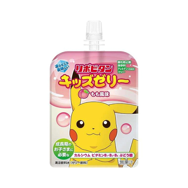 jelly drink peach flavor pokemon 125gr