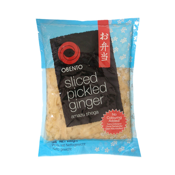 pickled ginger sliced white 1000gr
