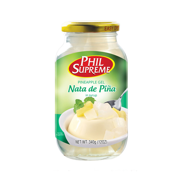 COCONUT GEL PINEAPPLE FLAVOR (NATA DE PINA) 340gr