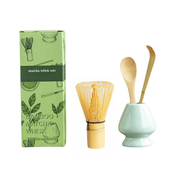SET MATCHA WHISK, MATCHA WHISK CUP, TEA SPOON, TEA STICK 1Set