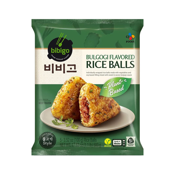 BULGOGI RICE BALL PLANT-BASED 500gr