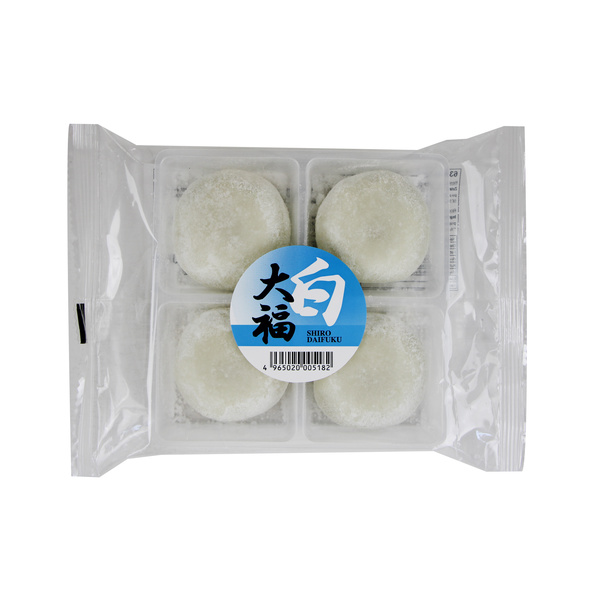 RICE CAKE FILLED WITH SWEET RED BEANS, SHIRO DAIFUKU 4X50GR 200gr