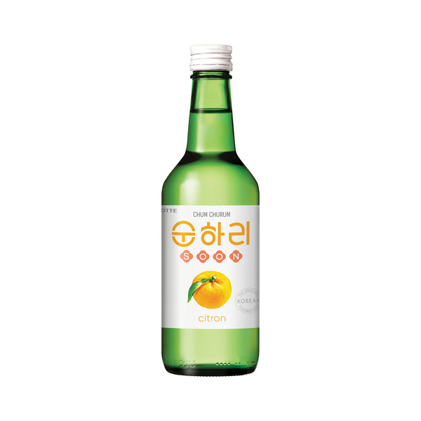 soju citron flavour 12% alc 350gr/350ml