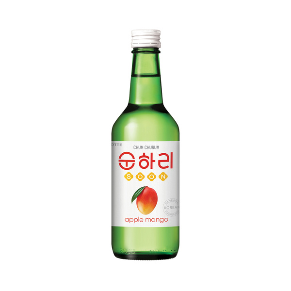 soju apple & mango flavour 12% alc 350gr/350ml