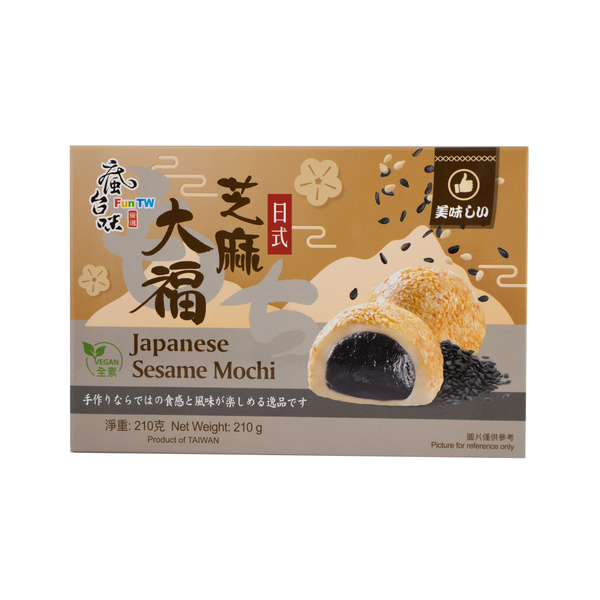 mochi sesame flavor japanese style 210gr