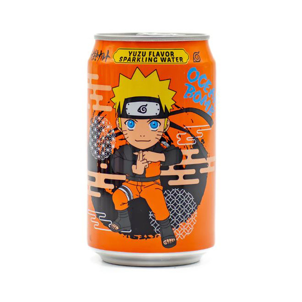 SPARKLING WATER YUZU FLAVOR NARUTO 330gr/330ml