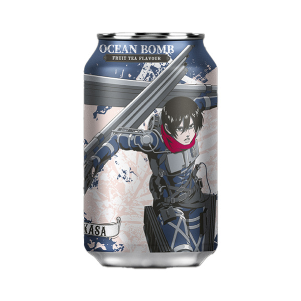 SPARKLING DRINK FRUIT TEA FLAVOR ATTACK ON TITAN 330gr/330ml