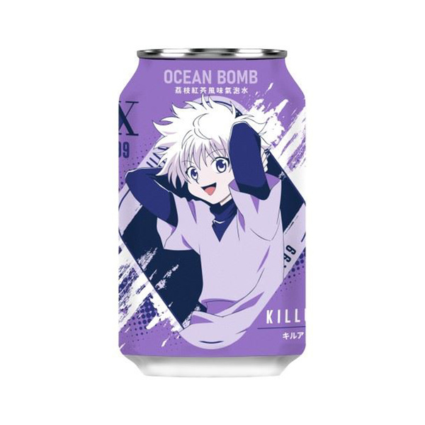 SPARKLING WATER LYCHEE & BLACK TEA FLAVOR HUNTER 330gr/330ml