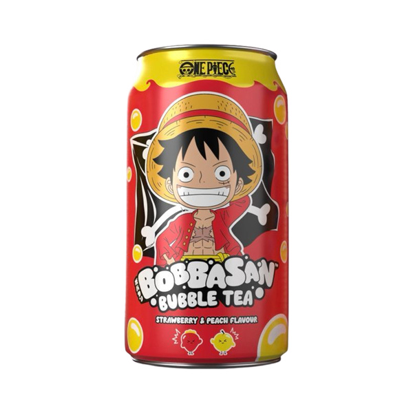 ULTRA ICE TEA BUBBLE TEA ONE PIECE, PEACH & STRAWBERRY 320gr/320ml