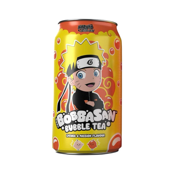 ULTRA ICE TEA BUBBLE TEA NARUTO, PASSION FRUIT & LYCHEE 320gr/320ml