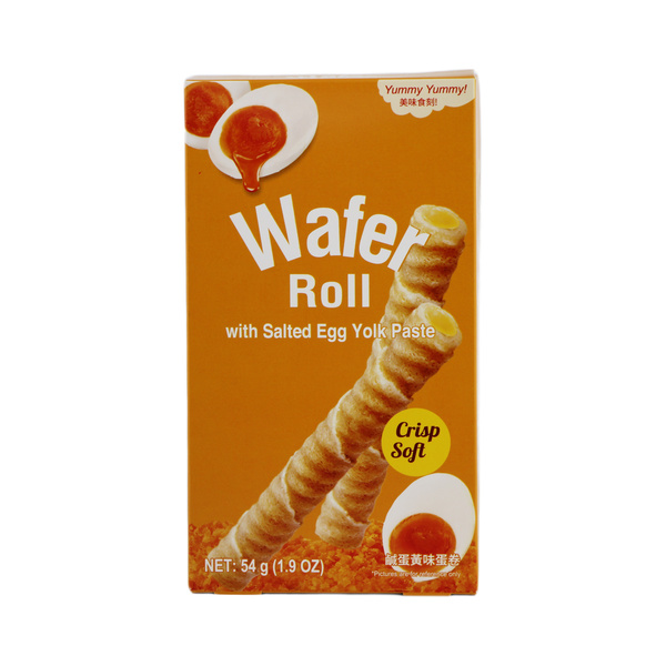 wafer roll original flavour, salted yolk cream 54gr