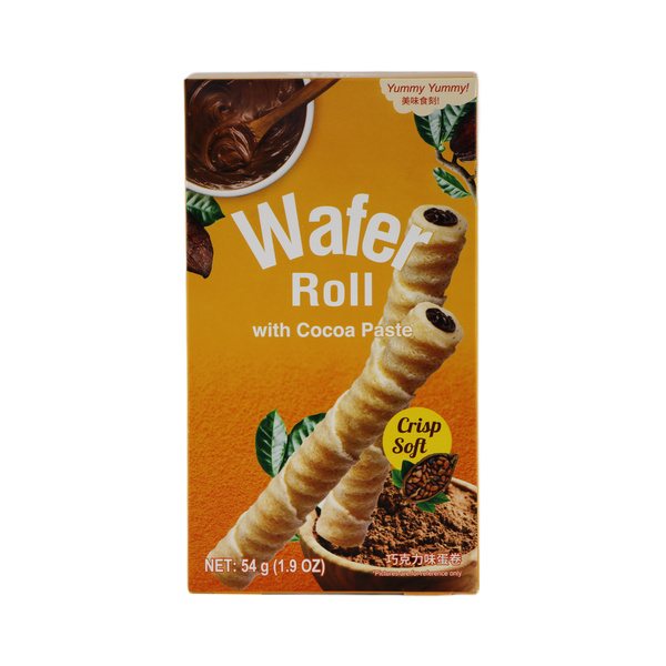 wafer roll cocoa paste 54gr